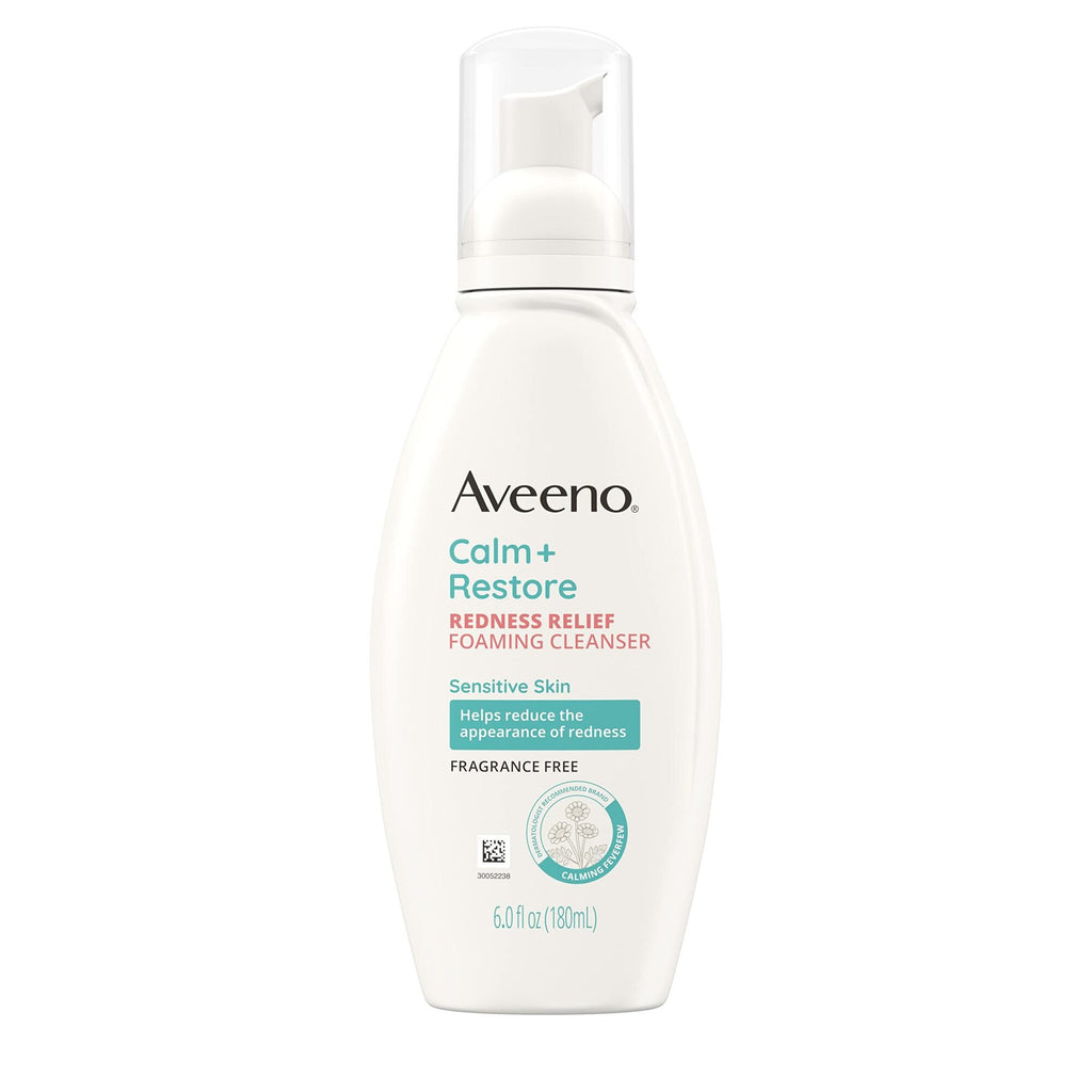 Aveeno Calm + Restore Redness Relief Foaming Cleanser - 180ml