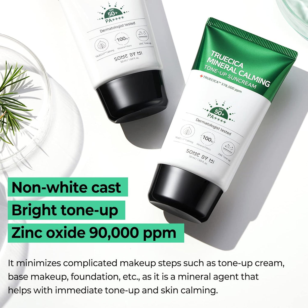 Some By Mi Truecica Mineral Calming Tone-Up Suncream SPF 50+ - 50ml