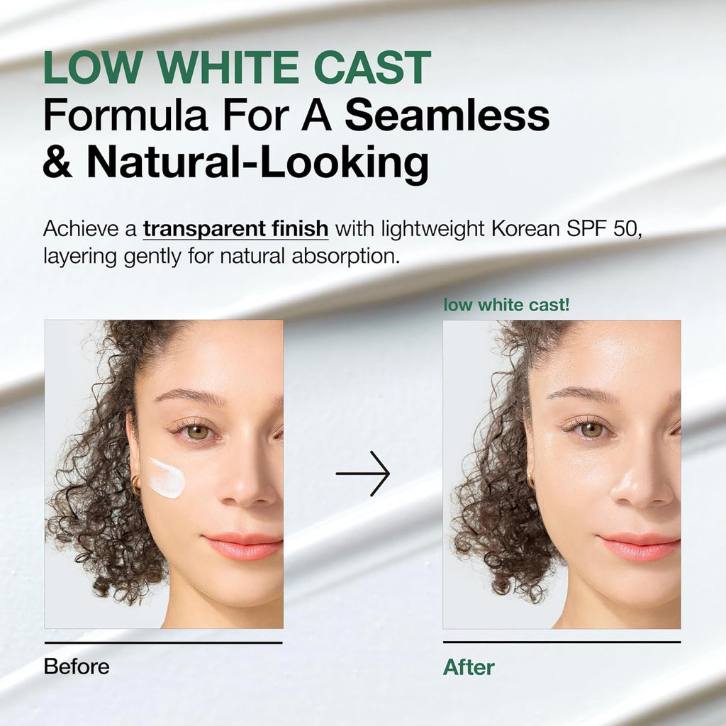 Anua Heartleaf Silky Moisture Sunscreen with SPF 50+ - 50ml