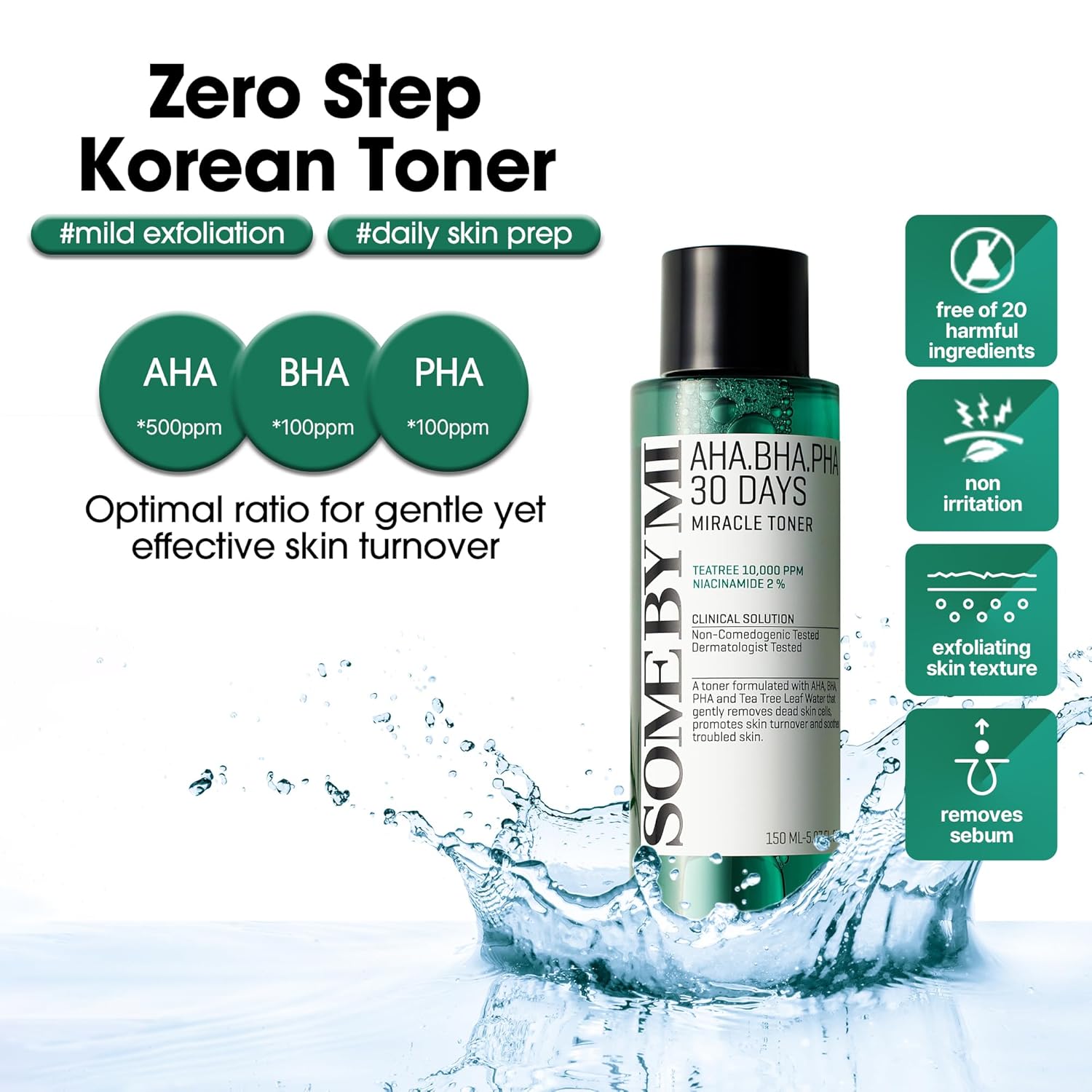 Some By Mi AHA. BHA. PHA 30 Days Miracle Toner - 150ml