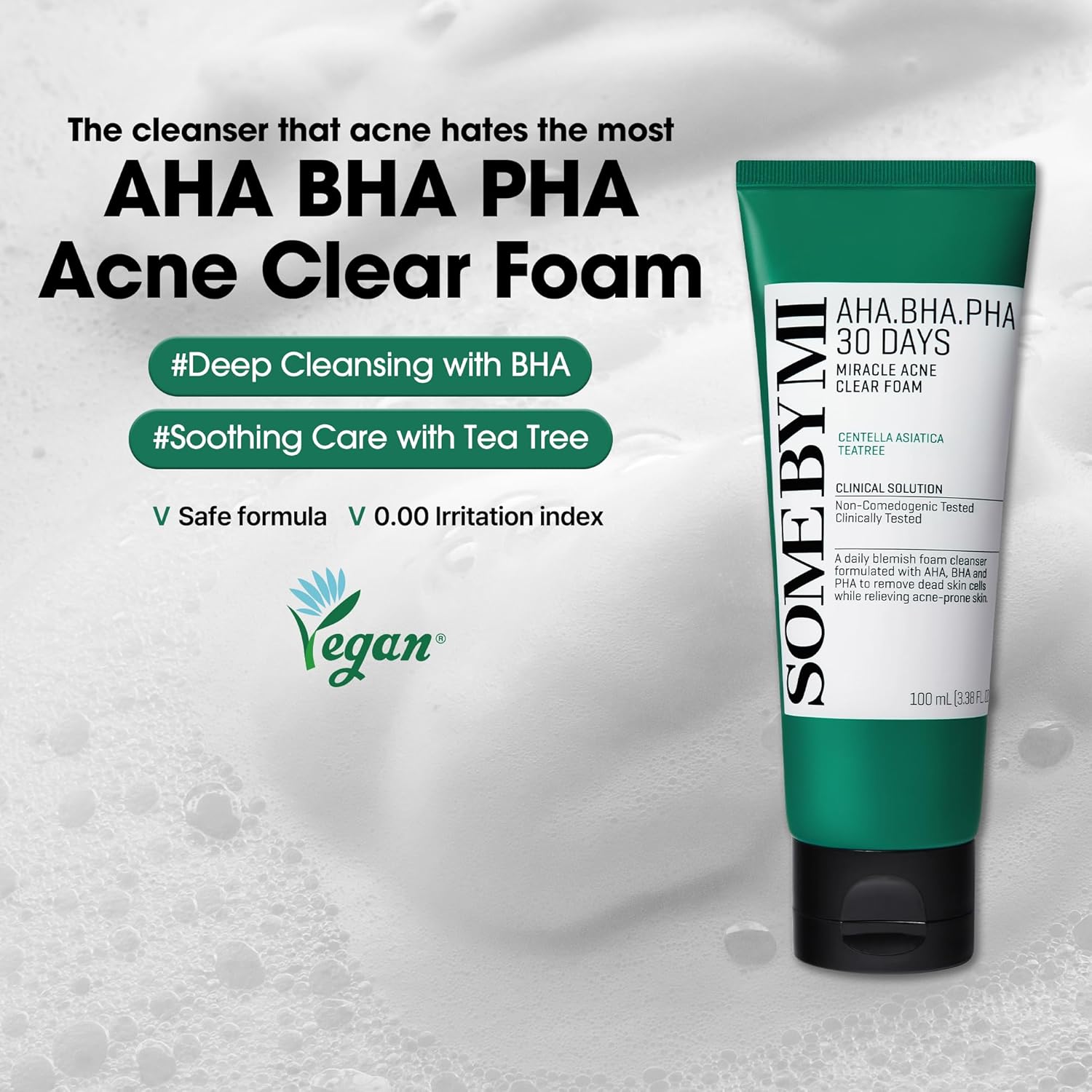 Some By Mi AHA-BHA-PHA 30Days Miracle Acne Clear Foam - 100ml
