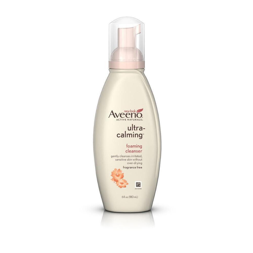 Aveeno Ultra - Calming Foaming Cleanser For Sensitive Skin - 180ml