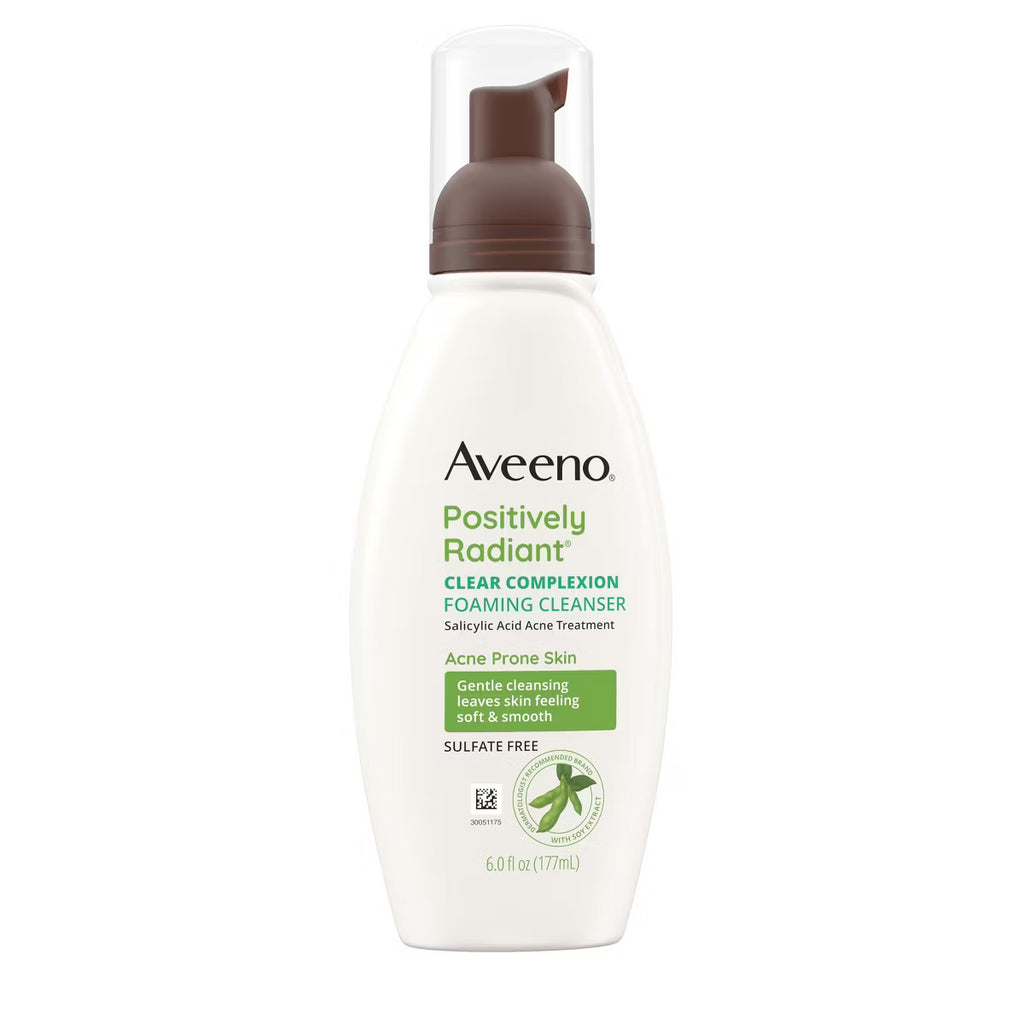 Aveeno Positively Radiant Clear Complexion Foaming Cleanser - 180 ml