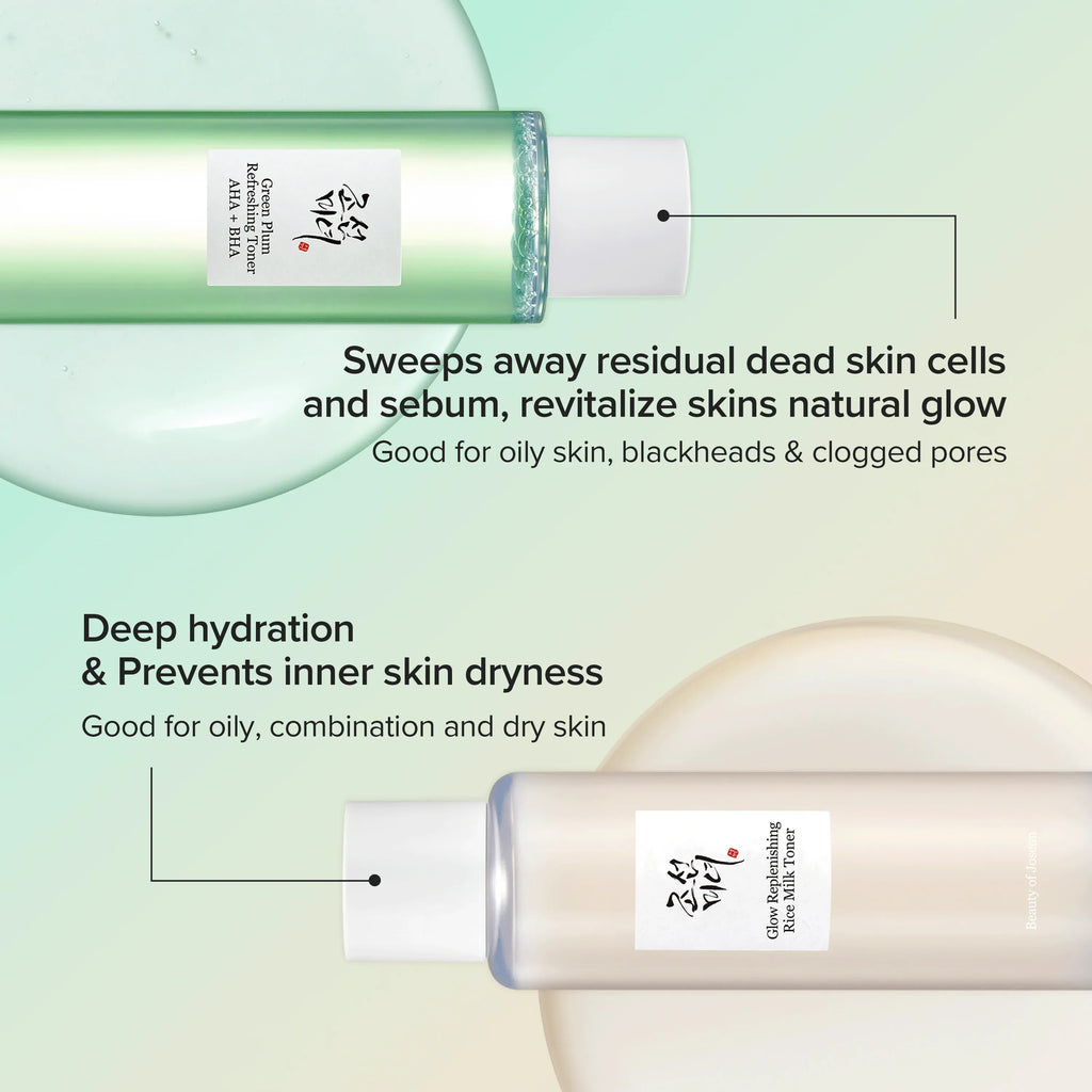 BEAUTY OF JOSEON Green Plum Refreshing Toner AHA + BHA - 150ml