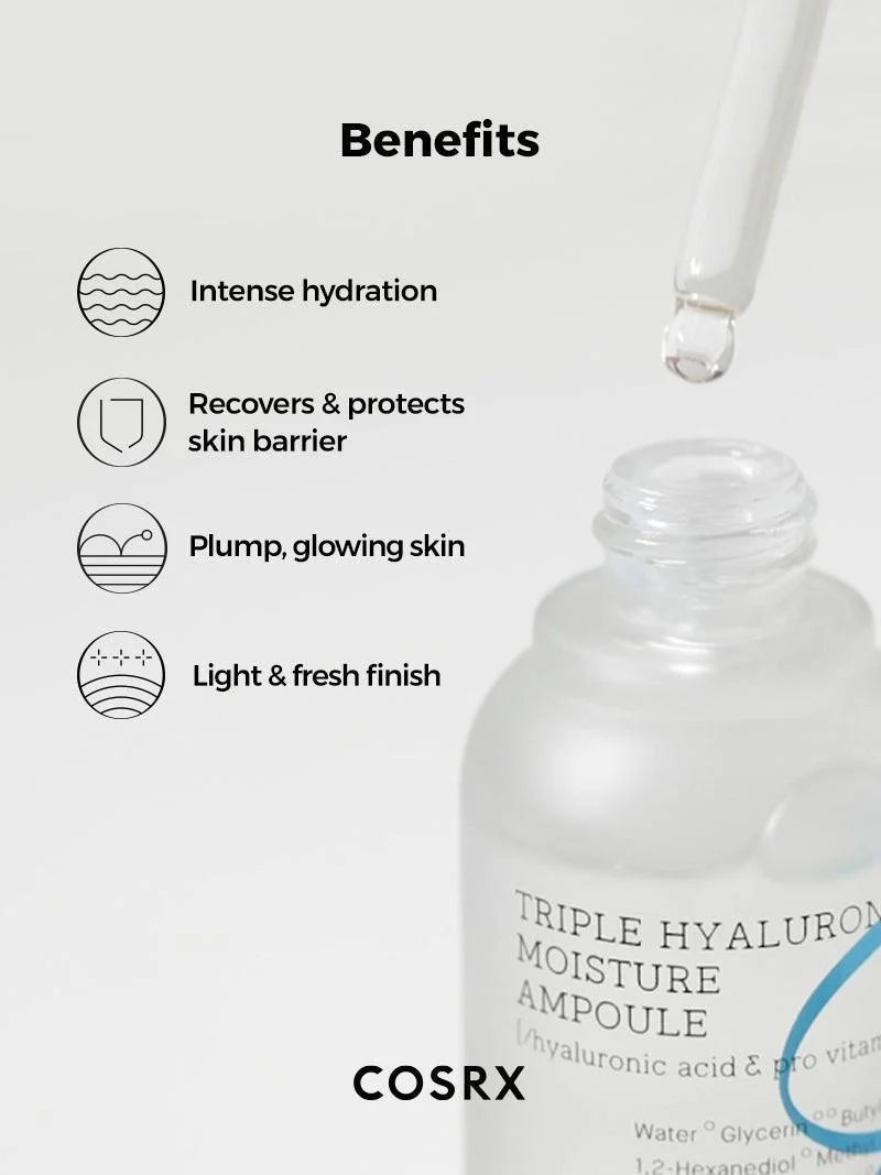 COSRX Hydrium Triple Hyaluronic Moisture Ampoule - 40ml