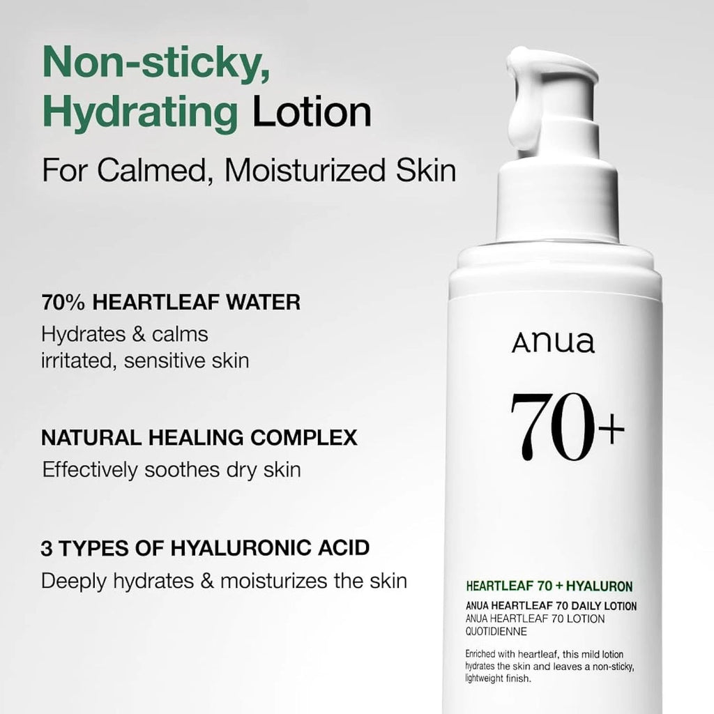 Anua Heartleaf 70+ Daily Lotion - 200ml